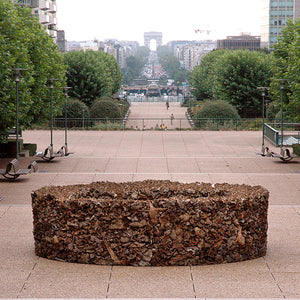 James Darling and Lesley Forwood, Circle 1 – Roots across the World, 2006, 12 tonnes Mallee roots, at the Paris Summer Festival 2006, La Défense, Paris, France