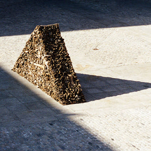 James Darling and Lesley Forwood, Triangle 1, 2002, Mallee roots, 2.5 x 5.0 x 1.0 m, Centro Cultural Conde Duque, Madrid, Spain