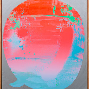 James Dodd, Bubble, 2015, acrylic and enamel on canvas 76 x 61 cm