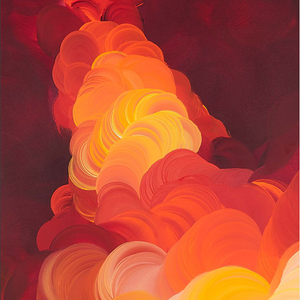 James Dodd, Psyche Cairn, 2018, acrylic on canvas, 140 x 100 cm
