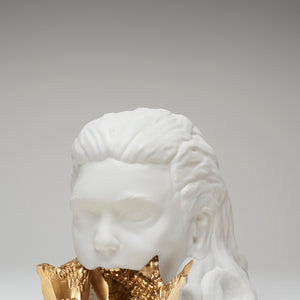 Jess Taylor, Primordial, 2022, 3D printed resin, paint, wire, shelf, 25 x 30 x 28 cm irreg, ed. of 3