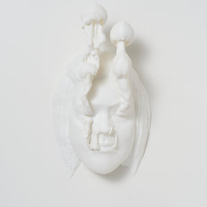 Jess Taylor, When I die, I’ll die on time, 2022, 3D printed resin and paint, 35 x 21 x 13 cm, ed. of 3