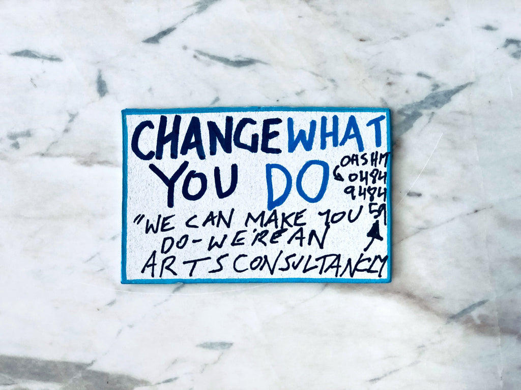 Lucas Grogan 'Change What You Do' business card