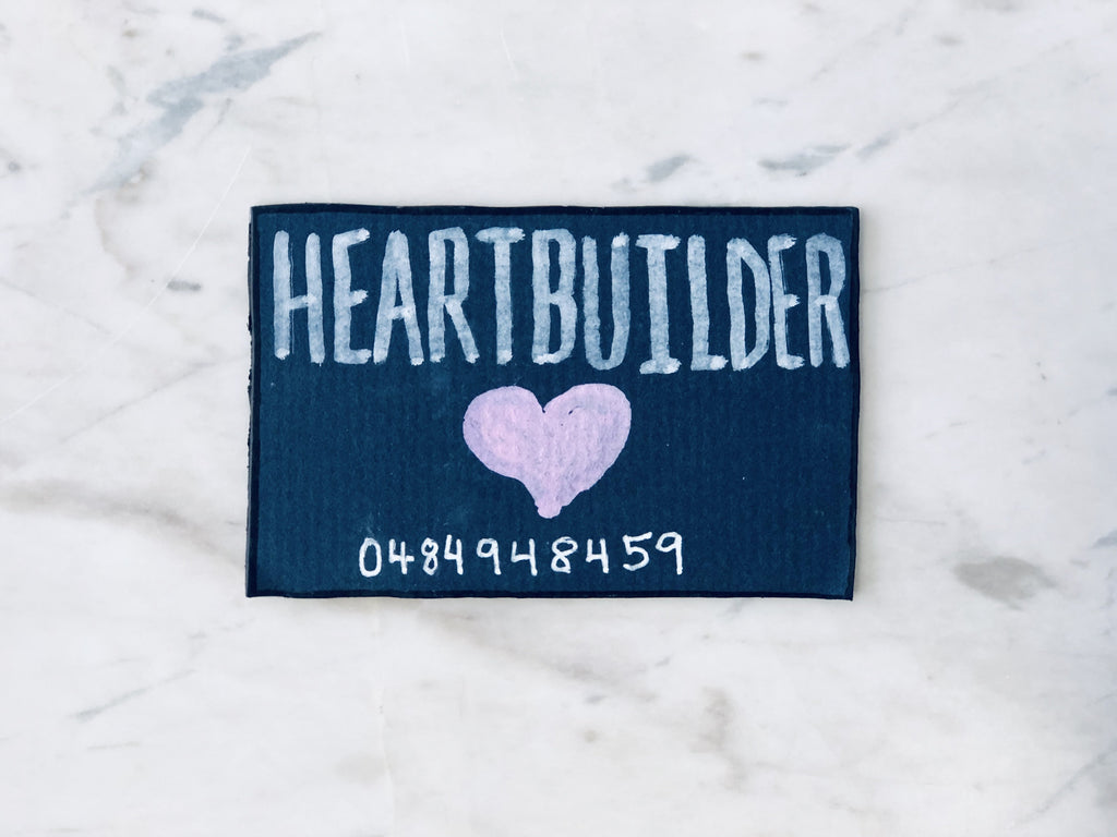 Lucas Grogan 'Heartbuilder' business card