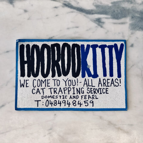 Lucas Grogan 'Hooroo Kitty' business card