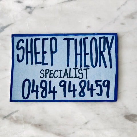 Lucas Grogan 'Sheep Theory' business card