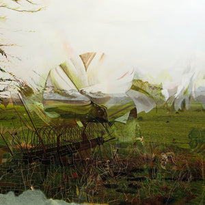  Laura Wills and James Tylor, Haunted Landscape, 2020, pastel, pencil and pigment ink on paper, 138 x 112 cm