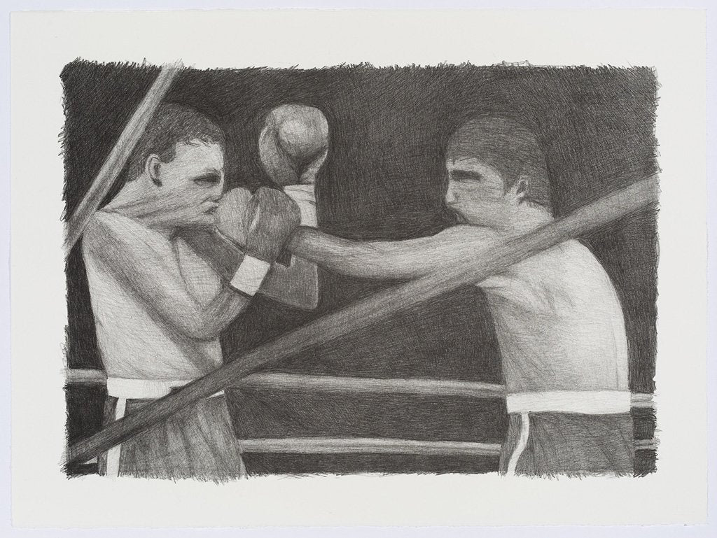 Richard Lewer 'Antonio Margarito' Lithograph Print