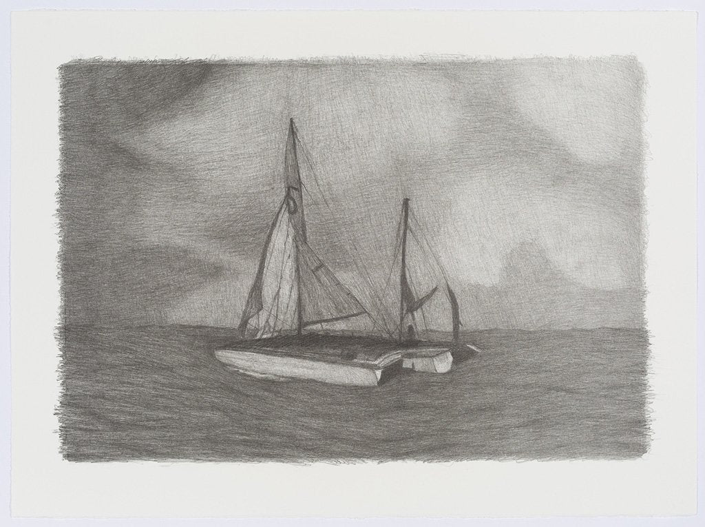 Richard Lewer 'Donald Crowhurst' Lithograph Print