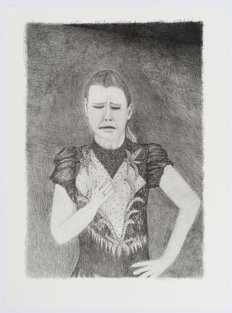 Richard Lewer 'Tonya Harding' Lithograph Print