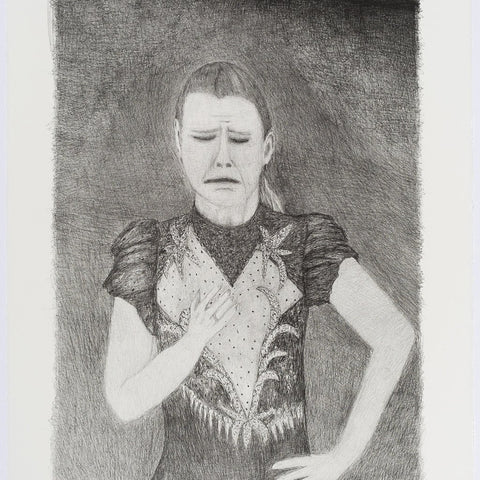Richard Lewer 'Tonya Harding' Lithograph Print