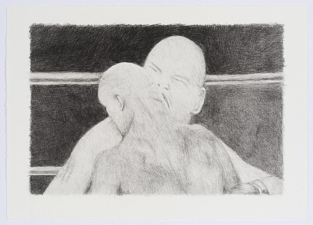 Richard Lewer 'Tyson vs Holyfield' Lithograph Print