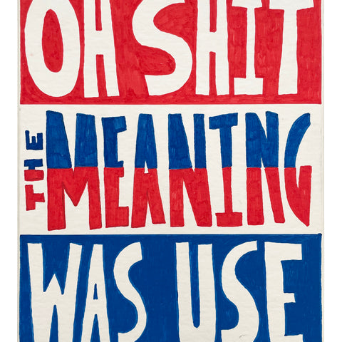 Lucas Grogan 'Oh Shit, the Meaning Was Use'