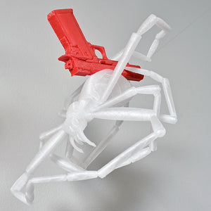 Paul Sloan & Dan McLean, Untitled (Spider Handgun – White), 2015, from the World Index series, 3D-printed plastic, approx. 28 x 20 cm, ed. of 5