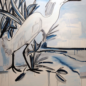 Paul Sloan, Crane, 2010, oil on canvas, 150 x 100 cm