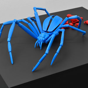 Paul Sloan & Dan McLean, Untitled (Mother Spider – Blue), 2014, from the World Index series, 3D-printed plastic, approx. 40 x 30 cm, ed. of 5