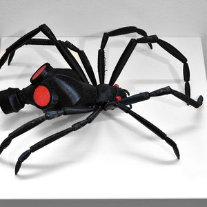 Paul Sloan & Dan McLean, Untitled (Spider Gas Mask), 2015, from the World Index series, 3D-printed plastic, approx. 28 x 22 cm, ed. of 5