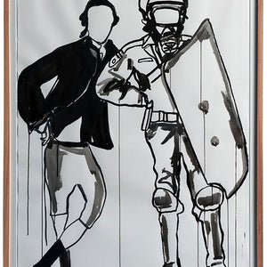 Paul Sloan, Grand Tour 2015, 2012, gouache on paper, 100 x 70 cm