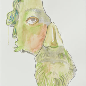 Paul Sloan, Stoic Breakdown, 2023, Gouache on paper, 76 x 55 cm