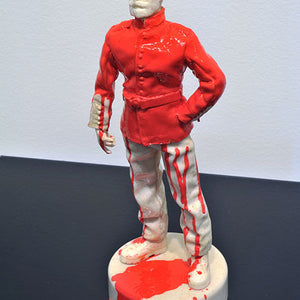 Paul Sloan, The Crossing, 2012, resin and marble dust, 35 x 12 x 12 cm