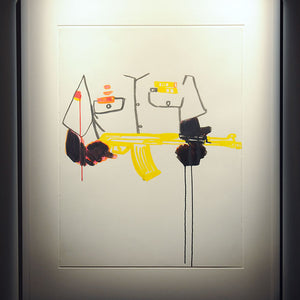 Paul Sloan, Untitled, 2009, gouache on paper, 122 x 92 cm