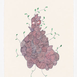 Pip Ryan, Compost Heap, 2020, watercolour, gouache, pencil on paper, 28.5 x 19 cm