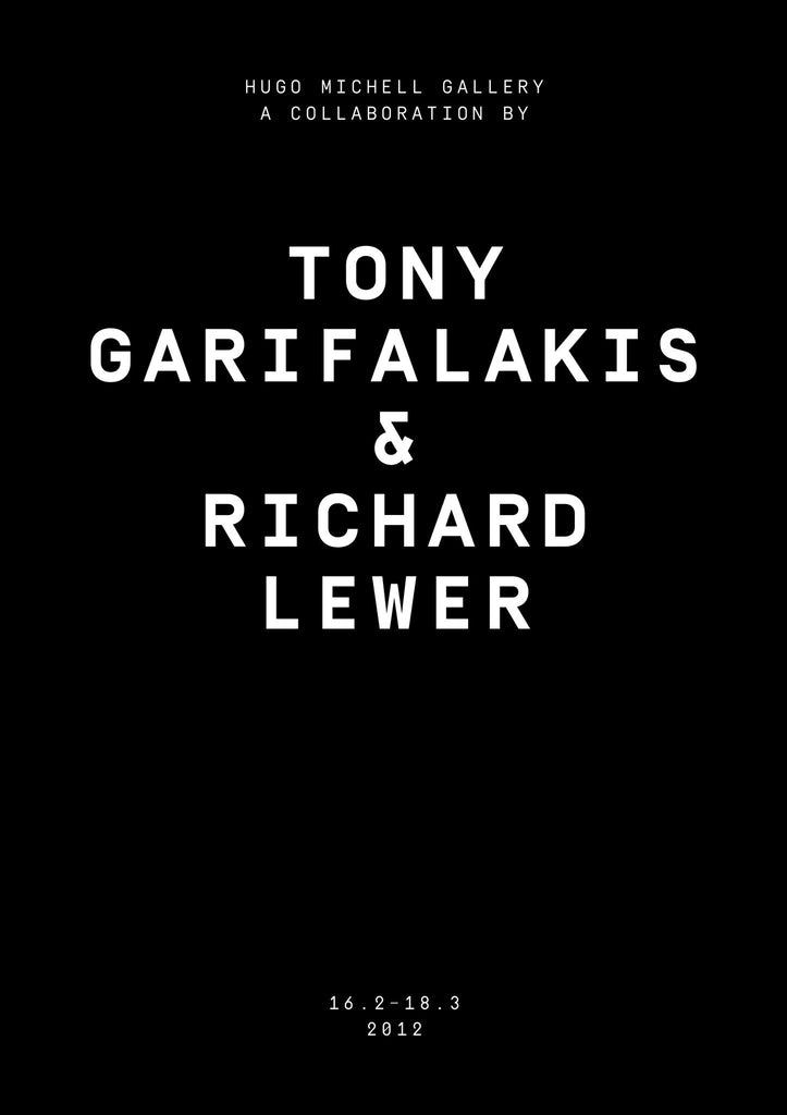Tony Garifalakis & Richard Lewer collaboration catalogue