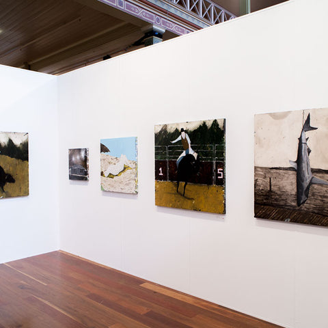 Richard Lewer’s ‘Mostly Sunny’ for Hugo Michell Gallery at Melbourne Art Fair, 2014