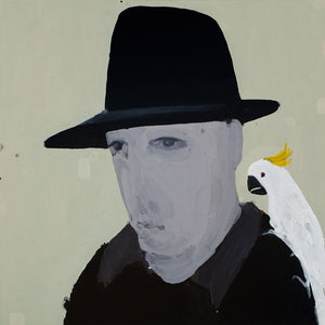 Richard Lewer, Alfred Wright, 2011, oil on canvas, 120 x 120 cm