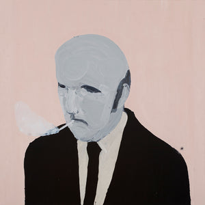 Richard Lewer, Brian “the Skull” Murphy, 2011, oil on canvas, 120 x 120 cm