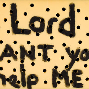Richard Lewer, Lord can’t you help me, 2013, acrylic on foam, 57 x 40 cm