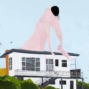 Richard Lewer, Thou shalt not covet thy neighbour’s house…, 2013, oil on canvas, 112 x 112 cm