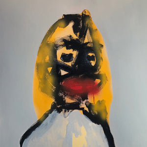 Sally Bourke, Babylon, 2018, oil & acrylic on archival mount board, 104 x 84 cm