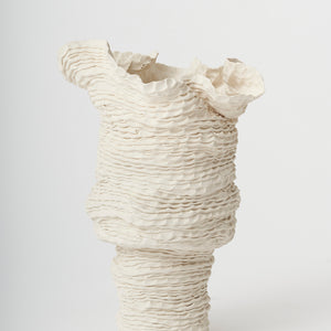 Sam Gold, Bone house, 2022, porcelain, 40 x 25 cm irreg.