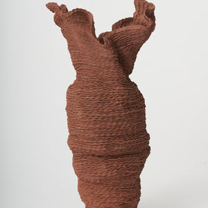 Sam Gold, There remains something about them, 2021, terracotta, 71.5 x 34 cm irreg.
