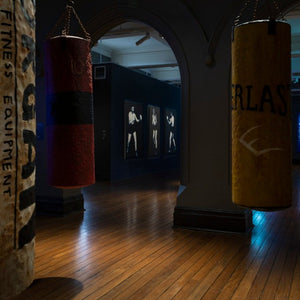 Richard Lewer’s ‘Skill, discipline, and training’ in ‘Shadow Boxer’ at Maitland Regional Art Gallery, 2021