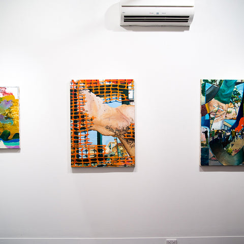 Tia Ansell, Matt Arbuckle & Gabriel Curtin curated by Richard Lewer at Hugo Michell Gallery, 2017 