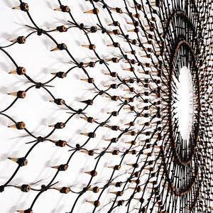 Tim Sterling, Image (detail), 2009, pencils and cable ties, 180 x 180 cm