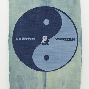 Tony Garifalakis, Taoist Redneck, 2010, from ‘Mutually Assured Destruction’, 2010–13, collage of denim, 100 cm x 170 cm