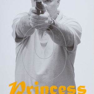 Tony Garifalakis, Princess, 2012, adhesive vinyl on paper shooting target, 87.5 x 56.5 cm