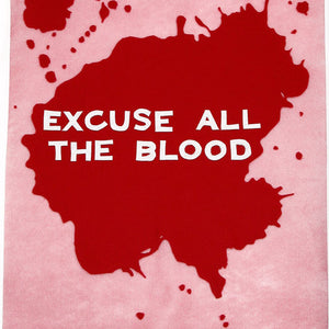 Tony Garifalakis, Excuse All the Blood, 2007, felt collage, 125 x 95 cm