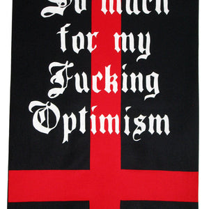 Tony Garifalakis, Fucking Optimism, 2007, felt collage, 125 x 95 cm