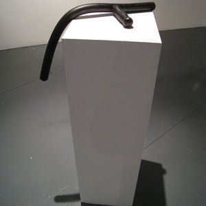 Tony Garifalakis, Negative Dialectics, 2011, black latex, 60 x 30 x 30 cm