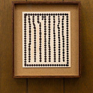 Tony Garifalakis, Untitled, 2018-19, from ‘Garage Romance’, unique inkjet print on Ilford smooth cotton paper, corkboard, and hand-stained Tasmanian oak, 39.5 x 36 x 4 cm (framed)