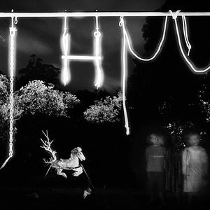 Trent Parke, Backyard swing set, QLD, 2004, from Minutes to Midnight, silver gelatin print, 30 x 45 cm, ed. of 5; pigment print, 98 x 147 cm, ed. of 5