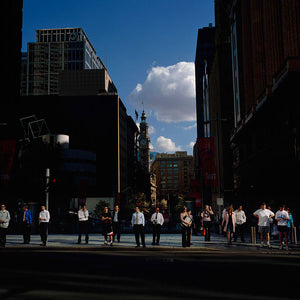 Trent Parke, Martin Place, Elizabeth Street, Sydney, 2005, from Coming soon, type C print, 114 x 143 cm, ed. of 5