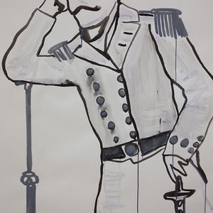 Paul Sloan, Untitled, 2011, gouache on paper, 100 x 70 cm