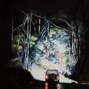 William Mackinnon, Consciousness, 2021-22, acrylic, oil and automotive enamel on linen, 180 x 160 cm
