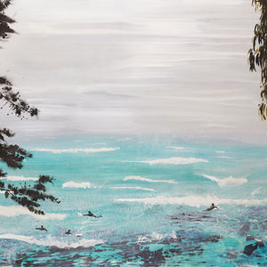 William Mackinnon, Coast to coast, 2015, oil on synthetic linen, 150 x 200 cm