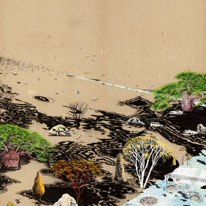 William Mackinnon, Post traumatic growth, 2020, acrylic, oil and enamel on linen, 260 x 200 cm